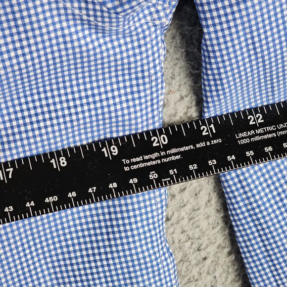 TWILLORY Noniron Safe Cotton Shirt Mens 15.5 32/33 Plaid Dress Button Up - Picture 4 of 9